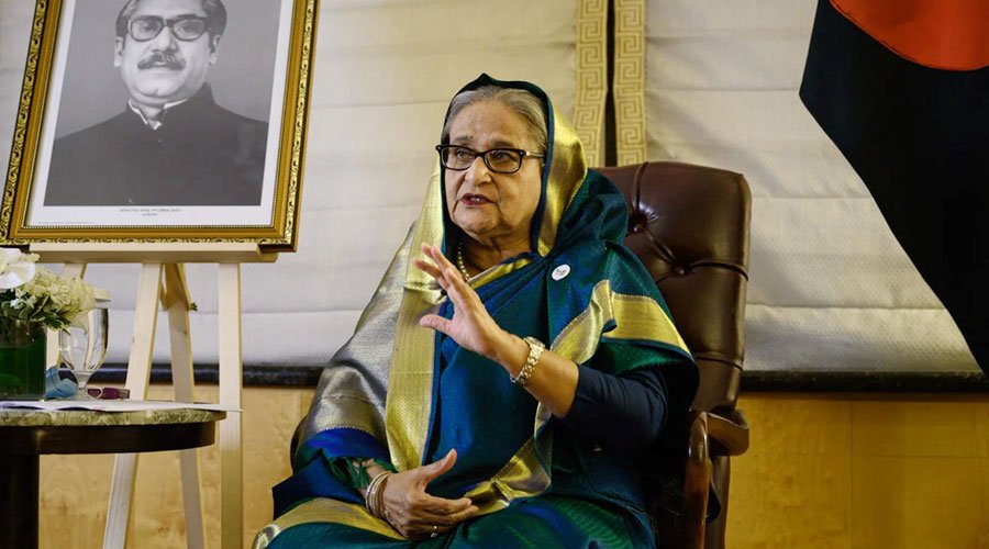 আওয়ামী লীগ ছাড়া অন্য সরকারেরঅধীনে দেশে ফিরব না: শেখ হাসিনা