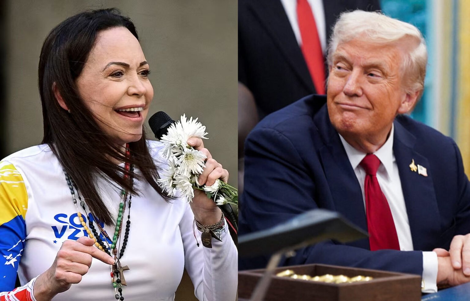 শান্তিতে নোবেল জয়ের পর ট্রাম্পকে ফোন মারিয়ার, বললেন—‘এই পুরস্কার মূলত আপনার প্রাপ্য’