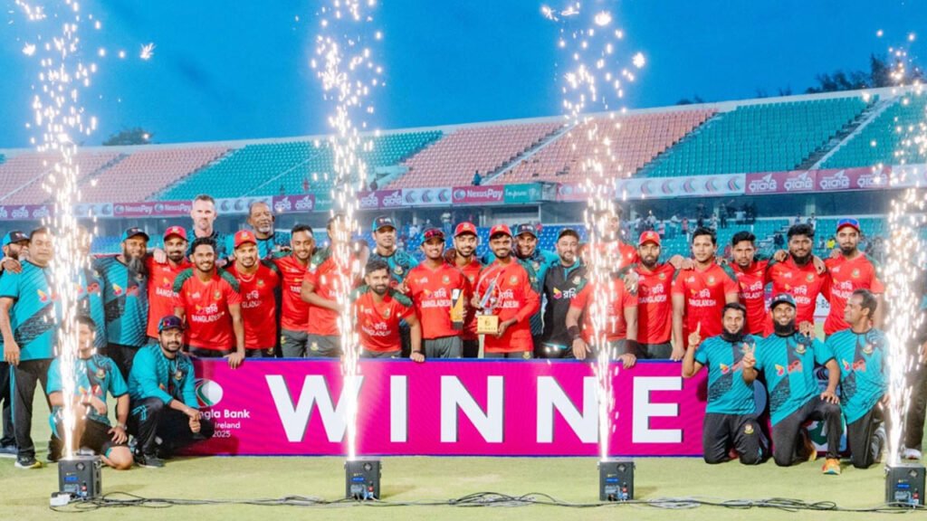 রেকর্ডগড়া তামিমের ফিফটি, সিরিজ জয় বাংলাদেশের